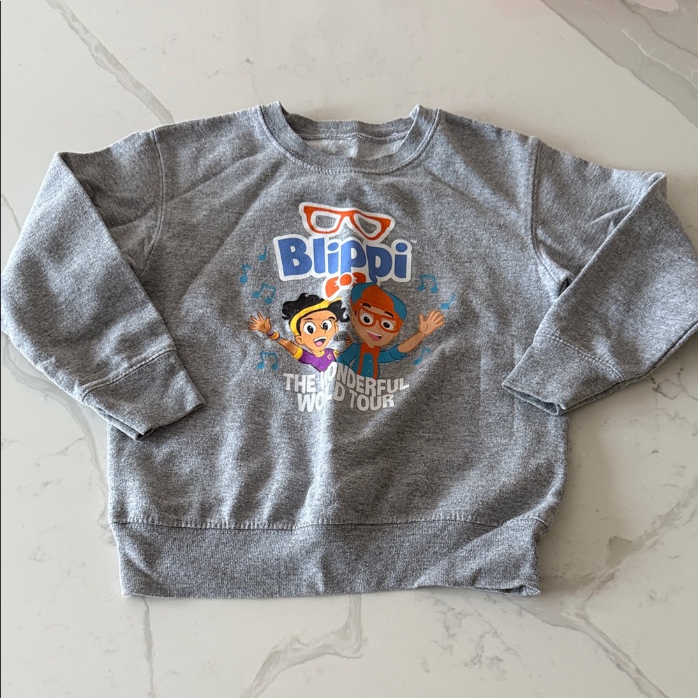 Gray Blippi sweatshirt 5T